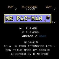 Mr. Pac-Man Title Screen